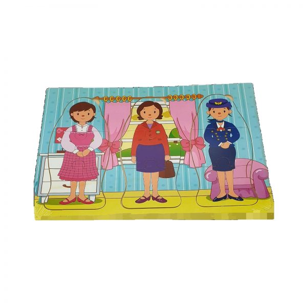 Puzzle lemn personaje