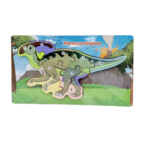 Puzzle lemn dino