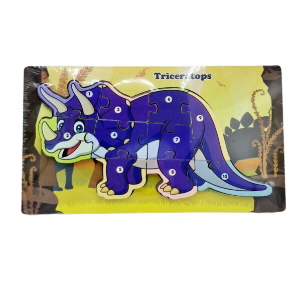 Puzzle lemn dino