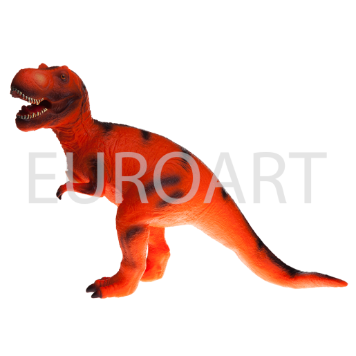 Dinozaur portocaliu cauciuc mare