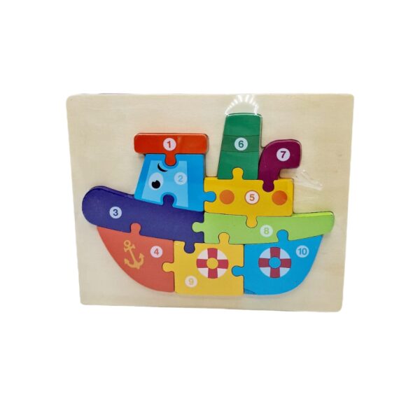 Puzzle lemn gros vapor