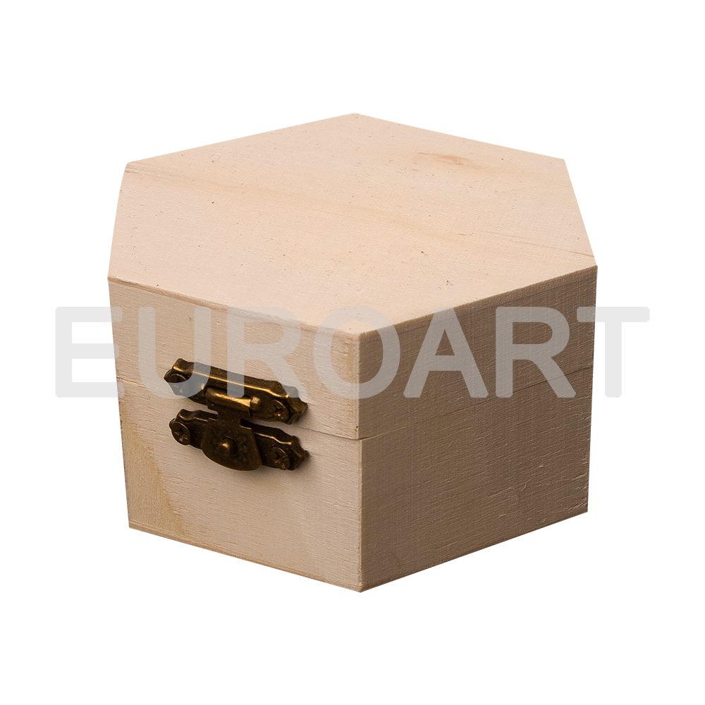 Cutie lemn 1ps hexagonala
