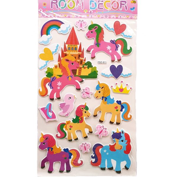 Stickers camera copii unicorn
