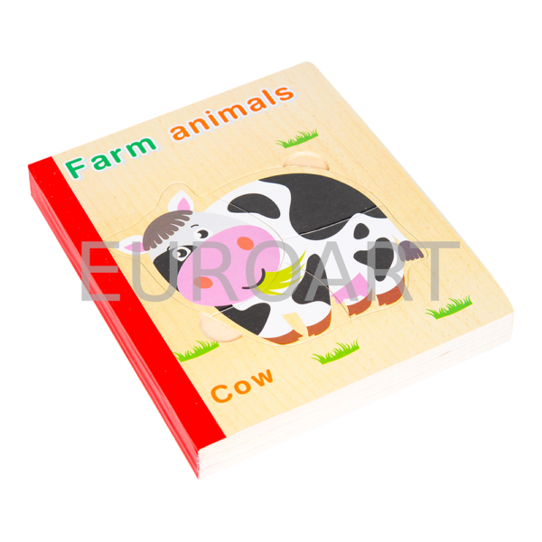 Puzzle lemn carte 6 imagini