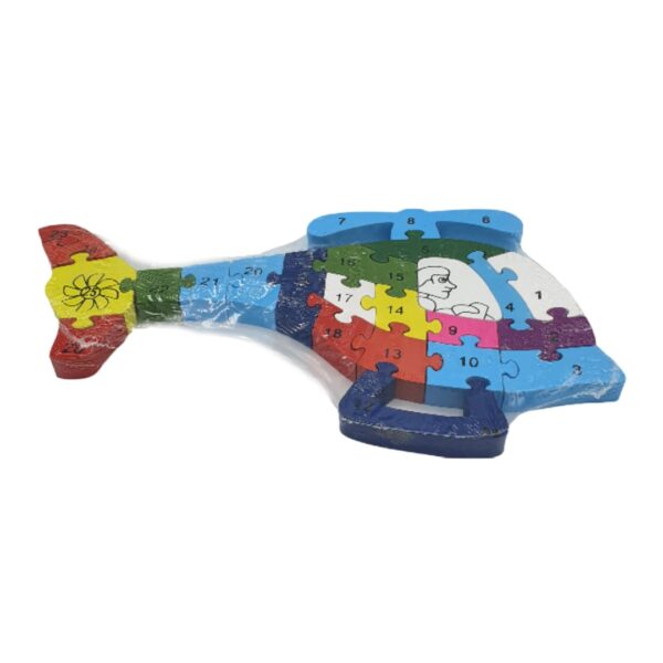 Puzzle lemn elicopter