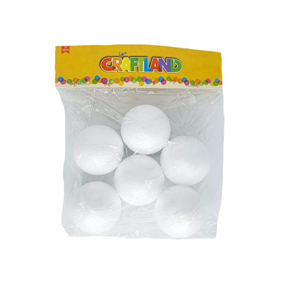 Glob din polistiren blank 6/set