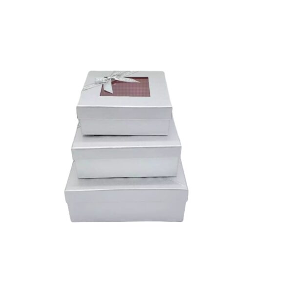 Cutie carton patrate 3/set