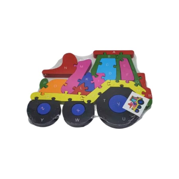 Puzzle lemn tractor