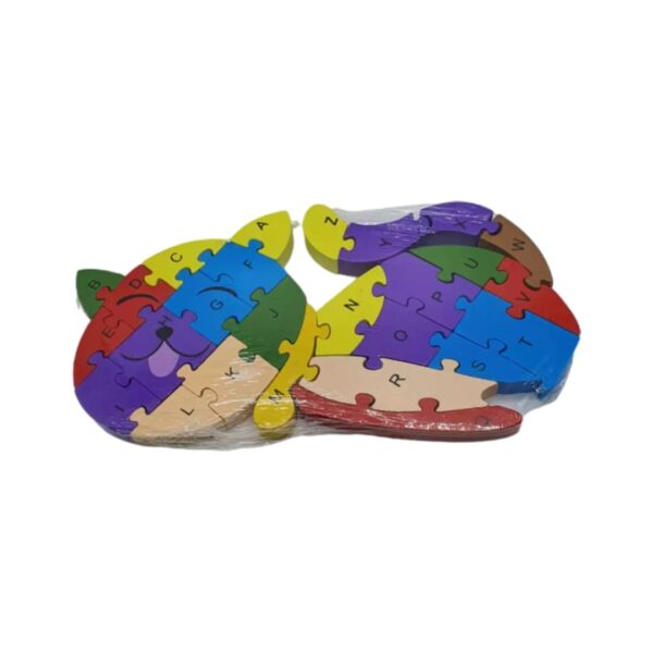 Puzzle lemn pisica
