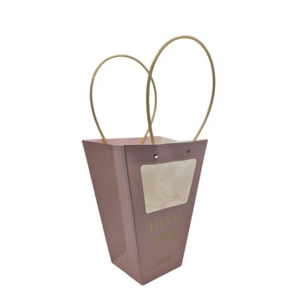 Pungi pliabile roz pentru ghiveci 10/set xl