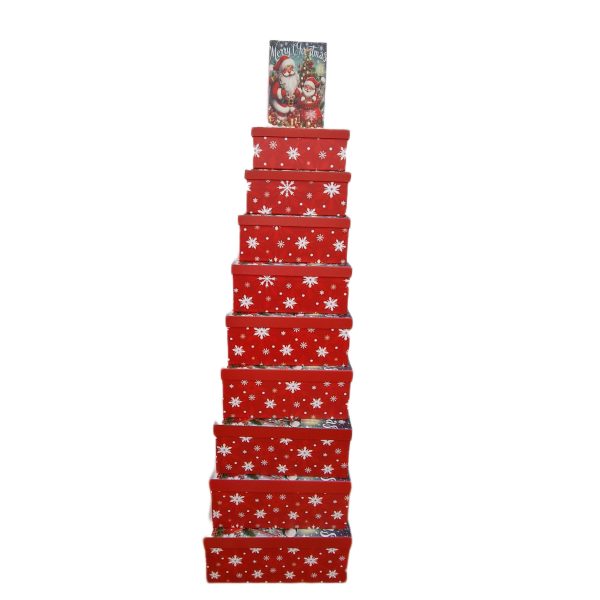 Cutii carton pentru craciun 10/set