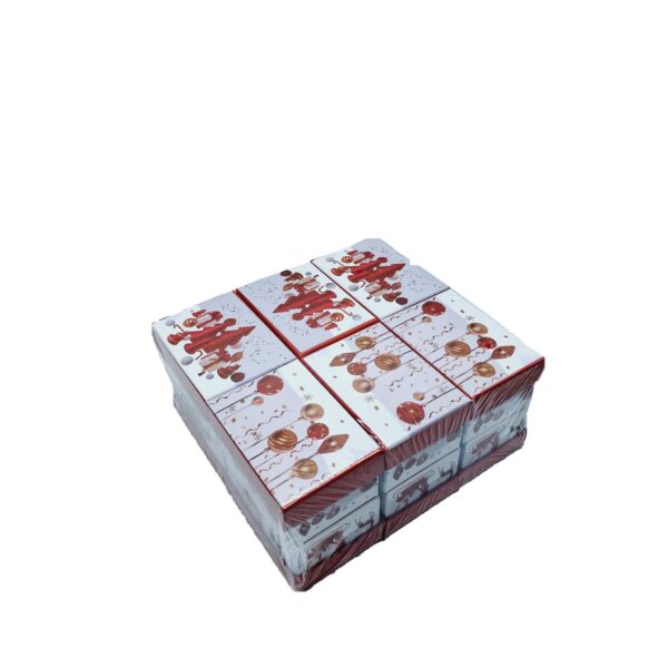 Cutii carton craciun dreptunghiulare 12/set