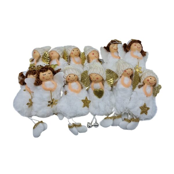 Ornament textil craciun 12/set