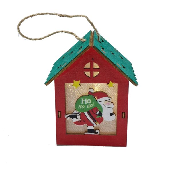 Ornament casuta cu led de Craciun