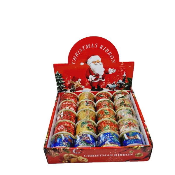Ribon decorativ craciun 20/set