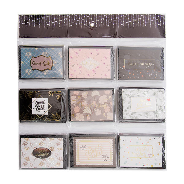 Mini felicitari  cu plic 72/set