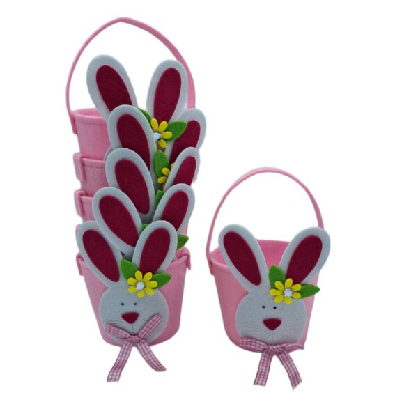 Cos pasla iepuras roz 6/set