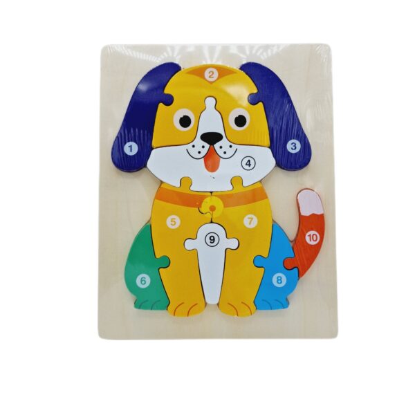 Puzzle lemn gros catel