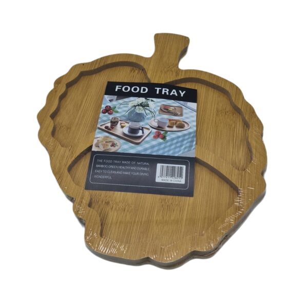 platou lemn  cu 3 compartimente