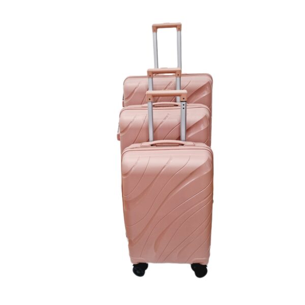 Valize polipropilena 3/set roz