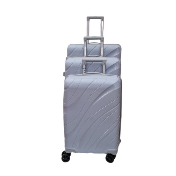 Valize polipropilena 3/set light-blue