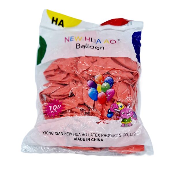 Baloane latex 100/set rosu