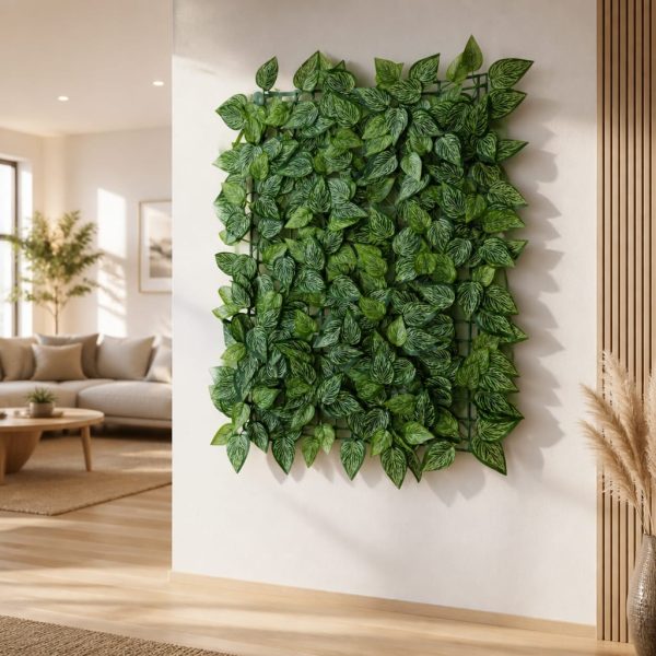 Panou cu frunze artificiale 40cm x 60cm