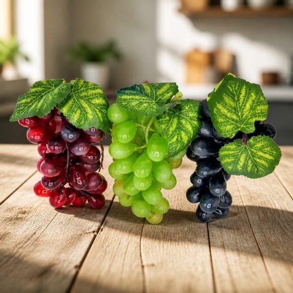 Struguri plastic ornament 17cm 3/set
