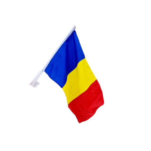 Steag Romania cu suport prindere geam auto