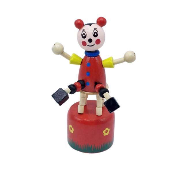 Figurina lemn cu buton gargarita