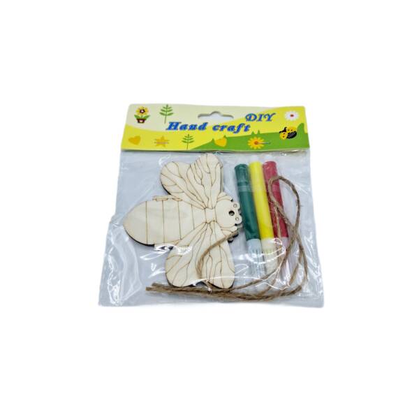 Figurina lemn de pictat albina 2/set