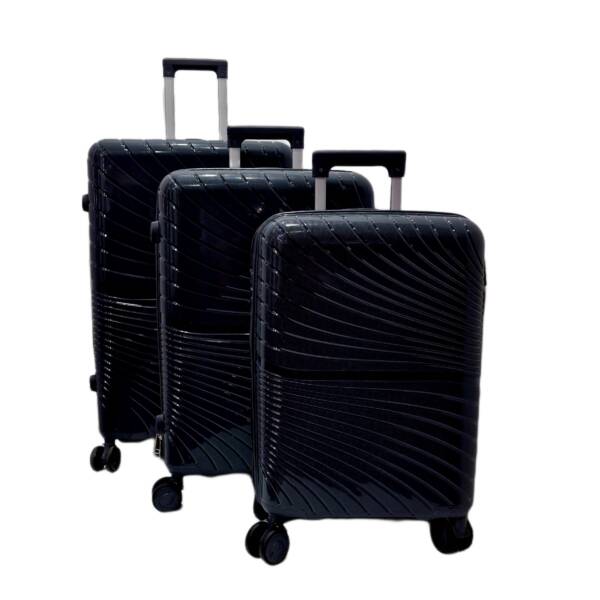 Valize polipropilena 3/set negre