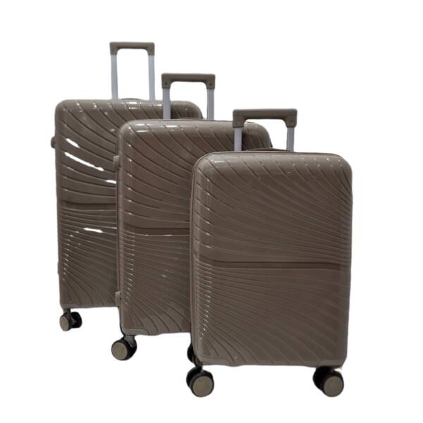 Valize polipropilena 3/set gold