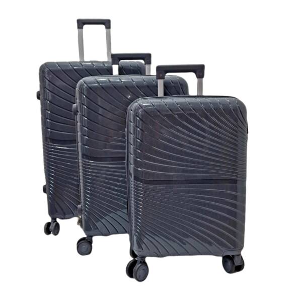Valize polipropilena 3/set gri antracit