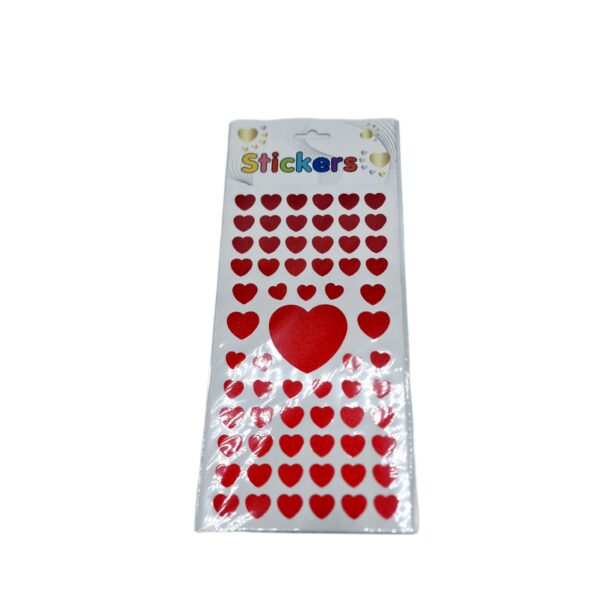 Sticker inimioare roșii