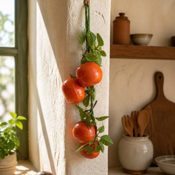 Mandarine decor pe funie