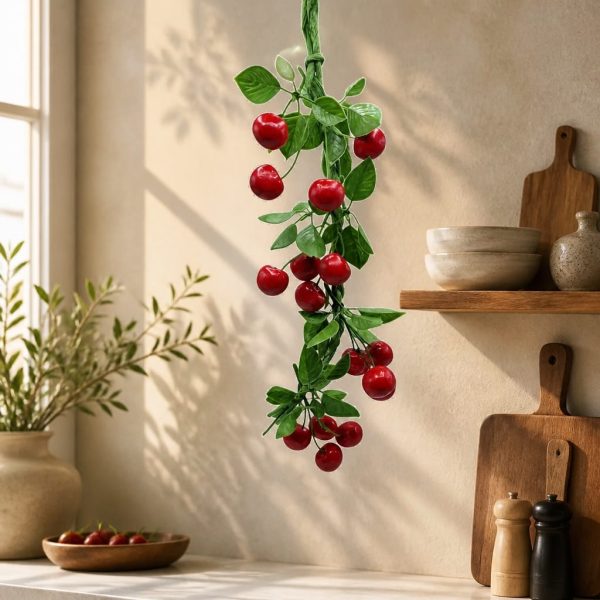 Cirese decor pe funie