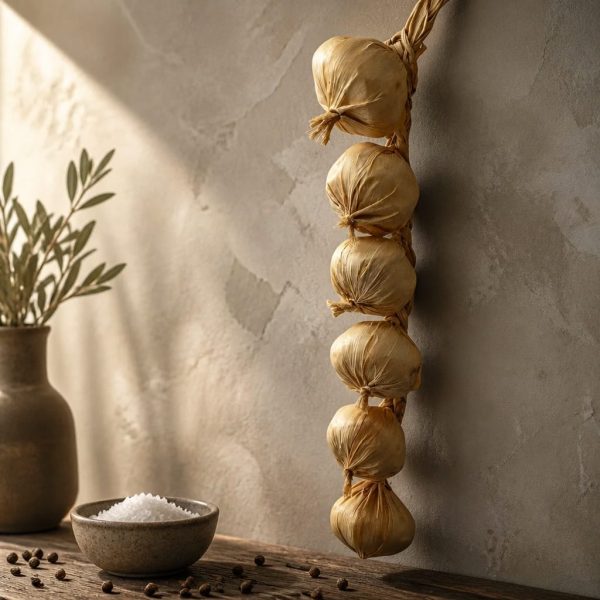 Ceapa decor pe funie