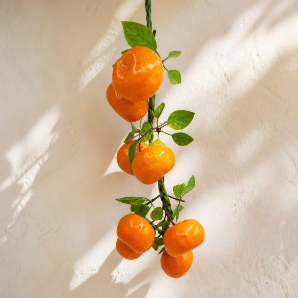 Mandarine decor pe funie
