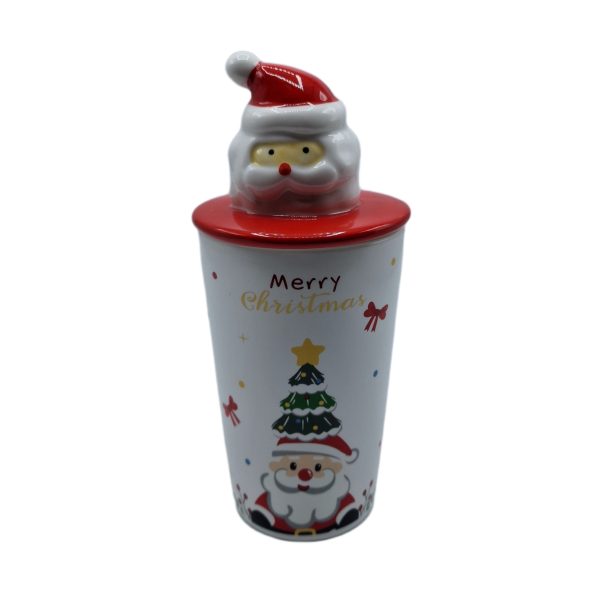 Cana ceramica de Crăciun 20cm