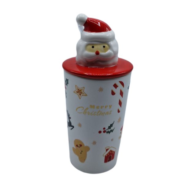 Cana ceramica de Crăciun 20cm
