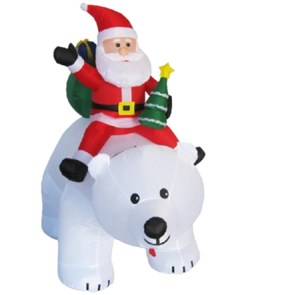 Mos Craciun ,gonflabil , 210 cm,