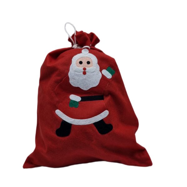 Sac pentru cadouri Mos Craciun XL