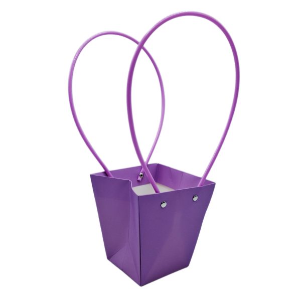 Pungi pliabile mov pentru ghiveci 10/set S