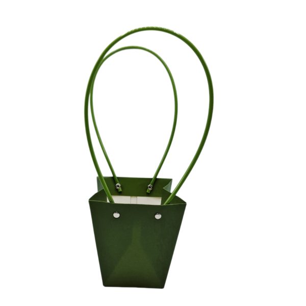 Pungi pliabile verde pentru ghiveci 10/set S
