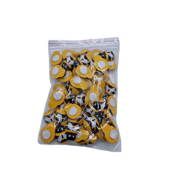 Figurina albina din lemn 50/set XL