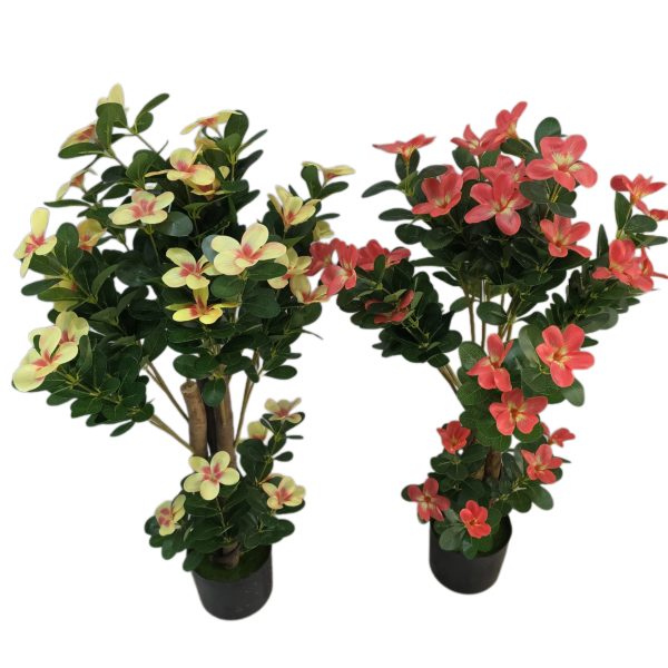 Copac artificial cu flori 90cm 2/set