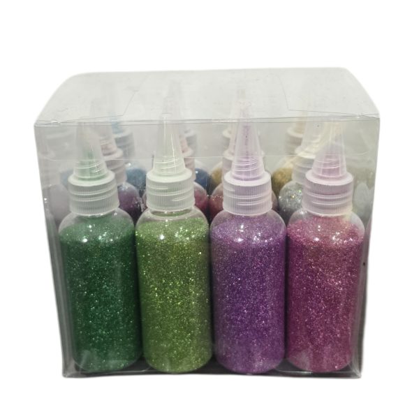 Sclipici mixt 12 culori 60g
