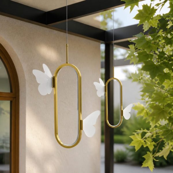 Lampa decorativă cu led  4 Fluturi
