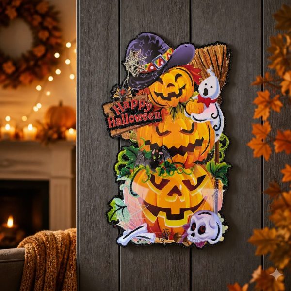 Decoratiune Halloween de usa cu led S